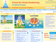 Tablet Screenshot of forumforhinduawakening.org